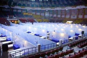 इंडोर स्टेडियम में 350 बेड का कोविड-19 अस्पताल बनकर तैयार, कल से भर्ती होंगे मरीज Chhattisgarh Crimes