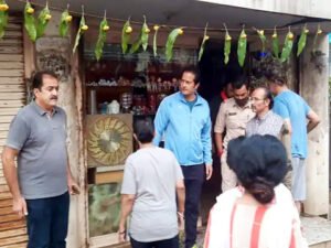 रामसागर पारा इलाके की गिफ्ट शॉप में लगी आग Chhattisgarh Crimes