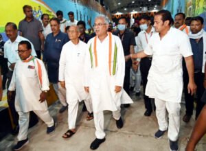 मुख्यमंत्री ने तेलघानी नाके के समीप रेलवे अंडरब्रिज का किया लोकार्पण Chhattisgarh Crimes