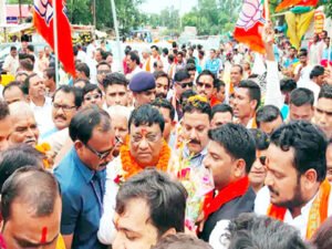 नेता प्रतिपक्ष बनने के बाद पहली बार जांजगीर पहुंचे नारायण चंदेल; बोले-कांग्रेस एक डूबता जहाज Chhattisgarh Crimes