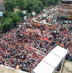 भाजयुमो के राष्ट्रीय अध्यक्ष ने कहा- इस हुंकार से कुर्सी हिली, अगली बार सरकार गिरना तय Chhattisgarh Crimes