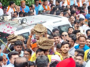 भाजयुमो के राष्ट्रीय अध्यक्ष ने कहा- इस हुंकार से कुर्सी हिली, अगली बार सरकार गिरना तय Chhattisgarh Crimes