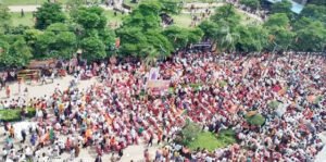 रायपुर में उमड़ा बीजेपी नेता और कार्यकर्ताओं का जनसैलाब Chhattisgarh Crimes