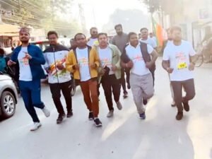 भारतीय जनता युवा मोर्चा ने राजधानी रायपुर में विवेकानंद जयंती पर किया मैराथन का आयोजन Chhattisgarh Crimes