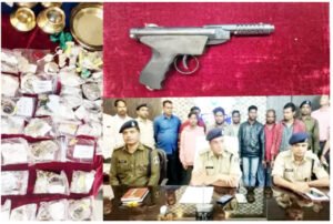 चोरों के बड़े गिरोह का भंडाफोड़, 24 लाख के जेवर, चार लाख कैश बरामद, कई जिलों में किए वारदात Chhattisgarh Crimes