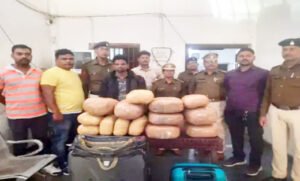 उत्कल एक्प्रेस के एसी बोगी में 4.52 लाख रुपए के गांजा के साथ एक अरोपी गिरफ्तार Chhattisgarh Crimes