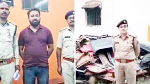 50 लाख के कबाड़ के साथ व्यापारी गिरफ्तार, खरीदता था चोरी के सामान Chhattisgarh Crimes