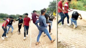 कलिंगा यूनिवर्सिटी में छात्रों के बीच जमकर मारपीट Chhattisgarh Crimes