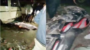 बोलेरो ने बाइक सवारों को कुचला, 2 युवकों की दर्दनाक मौत Chhattisgarh Crimes