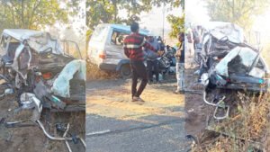 नागपुर में ट्रक और कार की भयानक टक्कर, 6 लोगों की गई जान Chhattisgarh Crimes