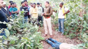 जंगली जानवरों को मारने लगाए बिजली के तार में फंसकर शिकारी की मौत Chhattisgarh Crimes