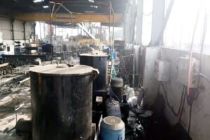 फैक्ट्री में हुई आगजनी, 12 करोड़ का नुकसान Chhattisgarh Crimes