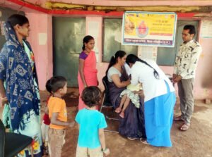 शोभा सेक्टर में बच्चो को पिलाई गई पल्स पोलियो की खुराक Chhattisgarh Crimes