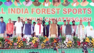 मुख्यमंत्री साय ने 27वीं अखिल भारतीय वन खेलकूद प्रतियोगिता का किया शुभारंभ Chhattisgarh Crimes