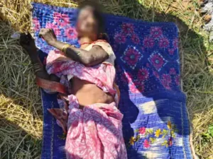 बलरामपुर जिले के कुसमी विकासखंड में अंधविश्वास के चलते एक महिला की गला रेतकर हत्या कर दी Chhattisgarh Crimes