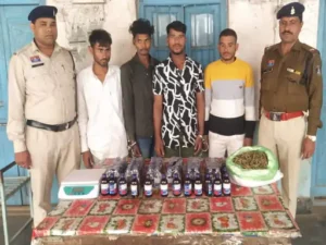 रायपुर पुलिस ने नशे के खिलाफ चलाए जा रहे विशेष अभियान ऑपरेशन निश्चय के तहत 4 तस्करों को गिरफ्तार किया Chhattisgarh Crimes