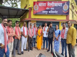 रायपुर के VIP रोड स्थित श्री राम मंदिर परिसर में नाली में 'राम' नाम अंकित ईंट लगाए जाने का मामला सामने आया Chhattisgarh Crimes