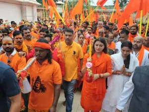पंडरिया विधायक भावना बोहरा ने सावन के दूसरे सोमवार को अमरकंटक स्थित मां नर्मदा मंदिर के उद्गम स्थल से 151 किलोमीटर लंबी कांवड़ यात्रा शुरू की Chhattisgarh Crimes