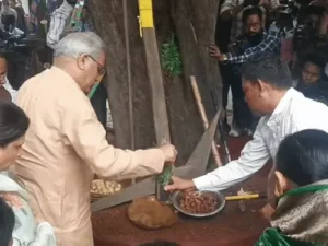 छत्तीसगढ़ के पूर्व मुख्यमंत्री भूपेश बघेल के बंगले पर हरेली तिहार मनाया गया Chhattisgarh Crimes