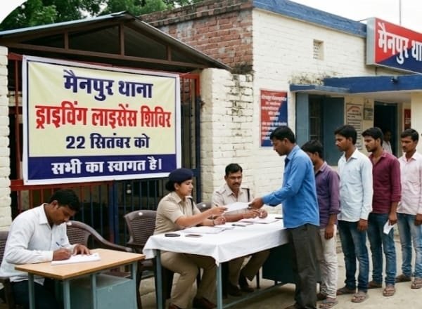 मैनपुर थाने में 22 सितंबर को लगेगा ड्राइविंग लाइसेंस शिविर, परिवहन विभाग ने की आवेदन करने की अपील Chhattisgarh Crimes